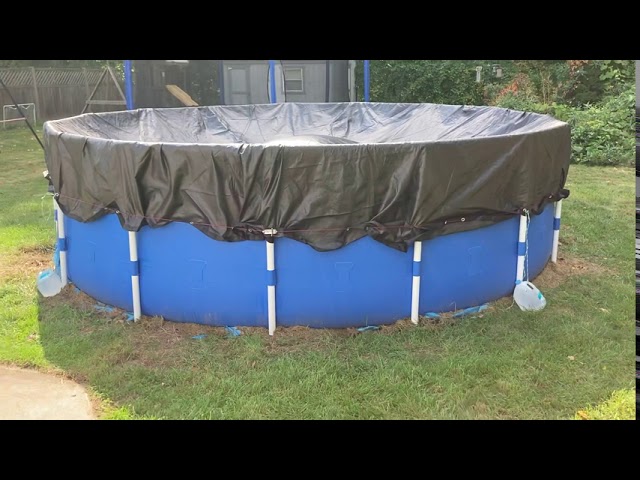 How to properly winterize your inflatable pool for long-term storage