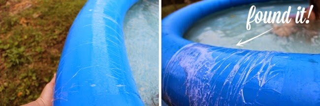 How to repair small punctures and leaks in your inflatable pool