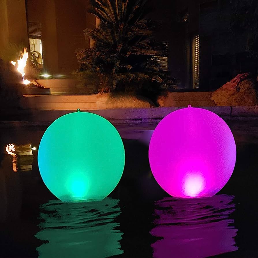 Inflatable pool lighting ideas for a captivating poolside ambiance