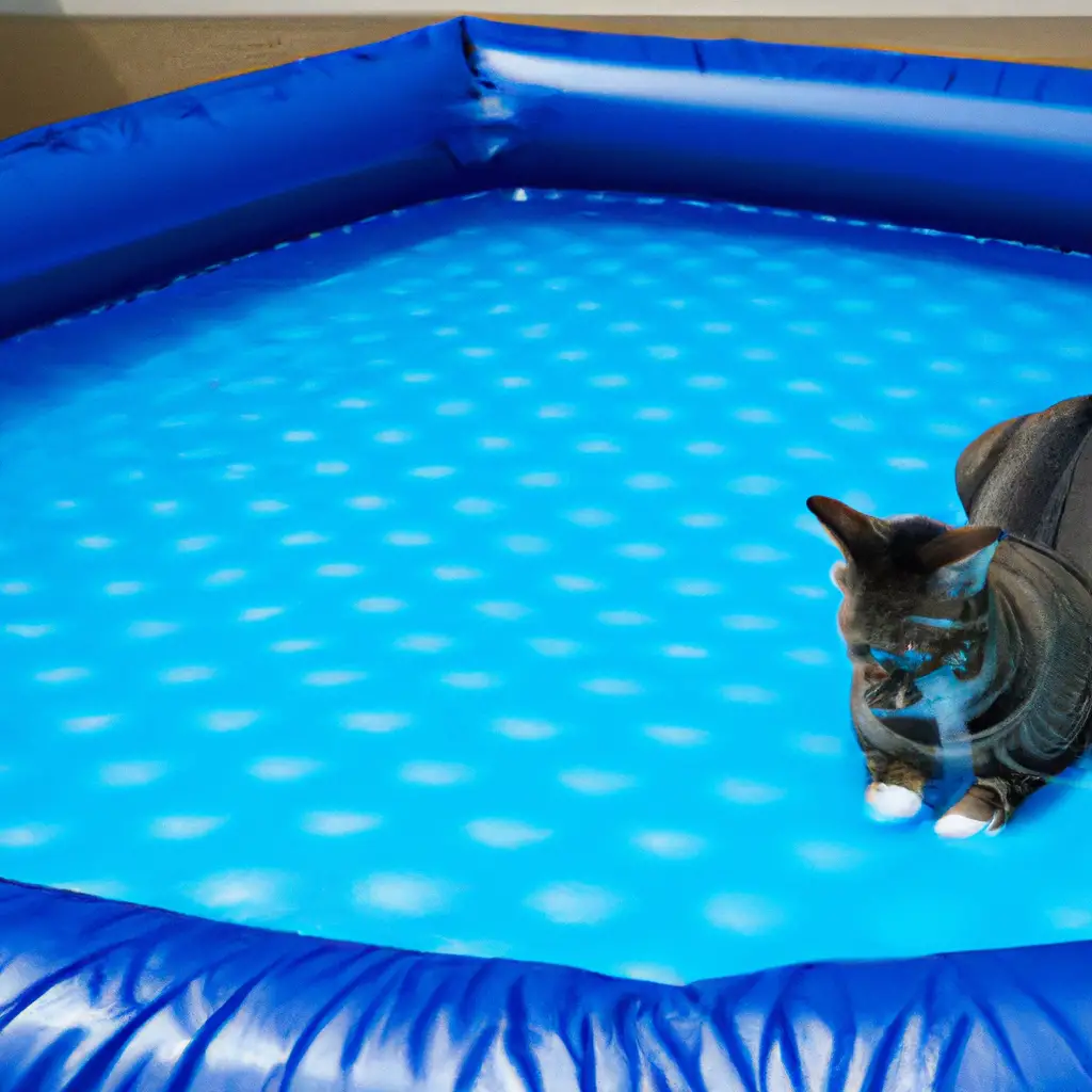 Inflatable pool safety measures for pet-friendly swimming sessions