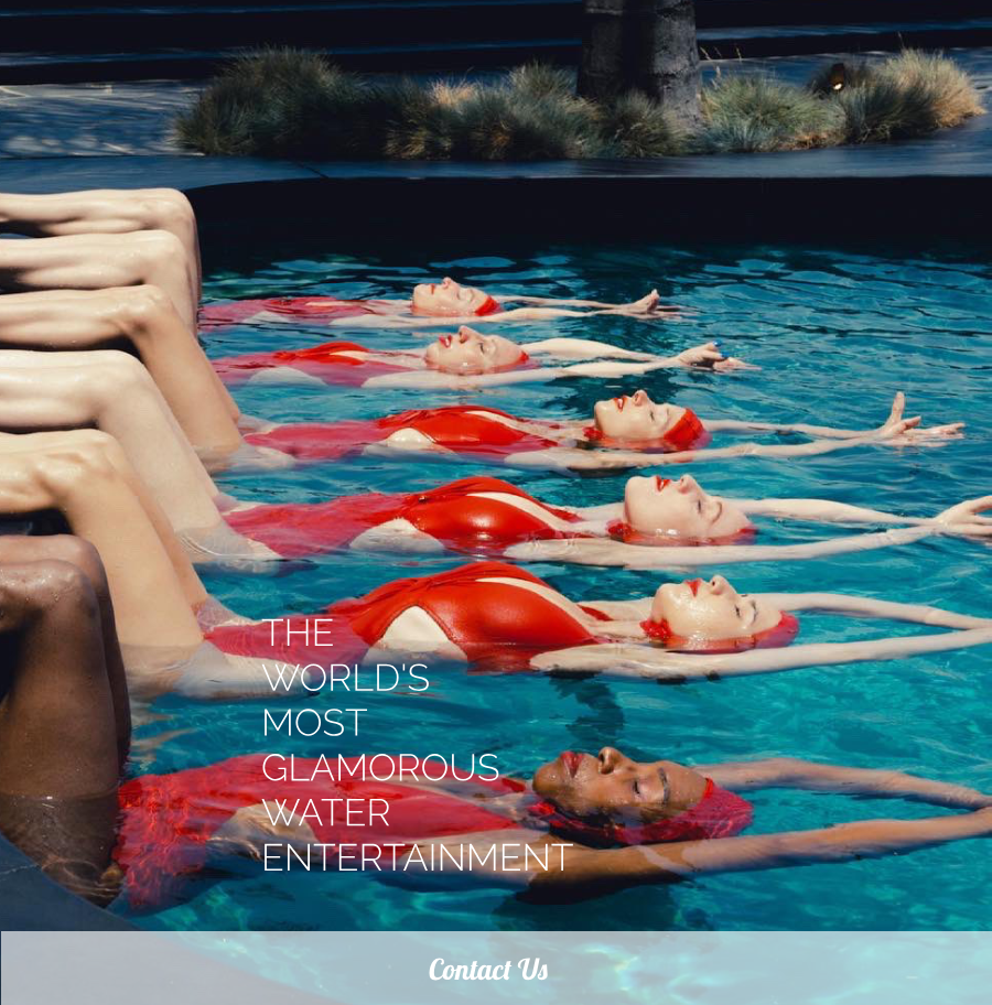 The joy of synchronized swimming in inflatable pools