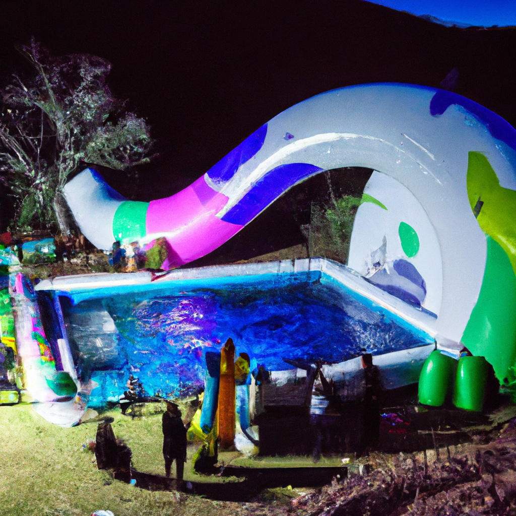 Designing Inflatable Pool Installations for Art Festivals