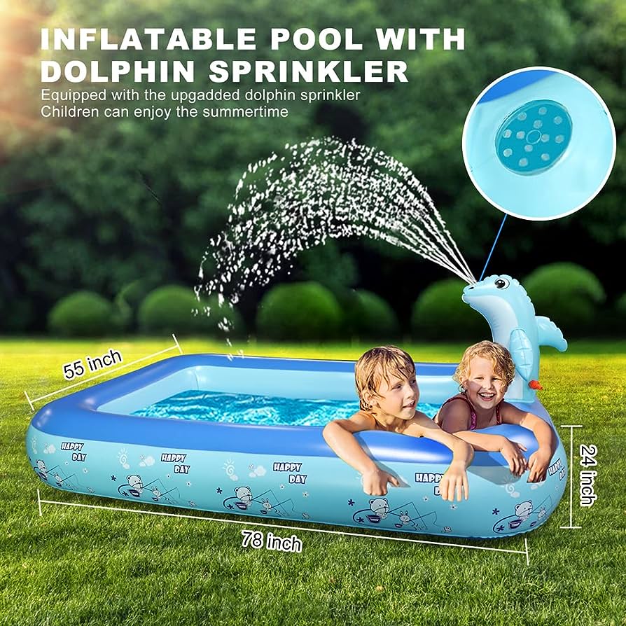 Inflatable Pools for Water Conservation Campaigns