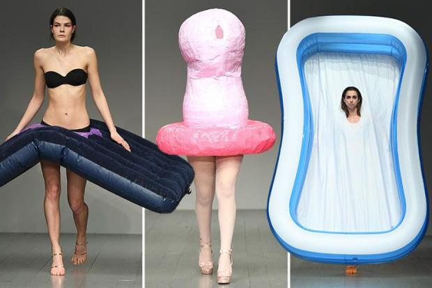 Inflatable Pools in Fashion Shows: Making a Splash