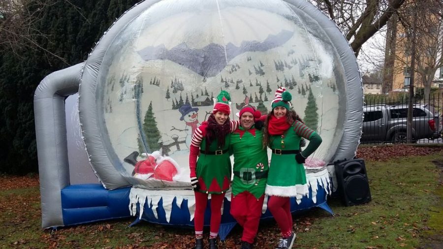 Inflatable Pools in Winter Wonderland Events