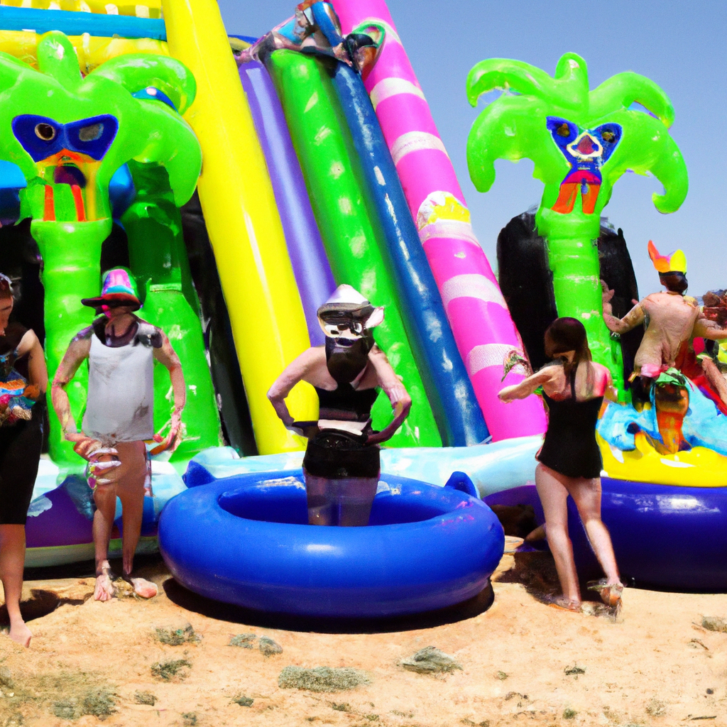 Designing Inflatable Pool Sculptures for Music Festivals