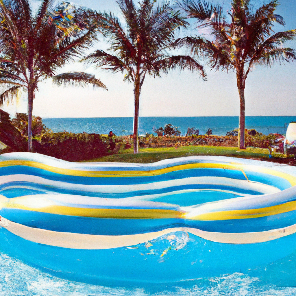 Inflatable Pools for Beachfront Resorts: Coastal Aquatic Bliss