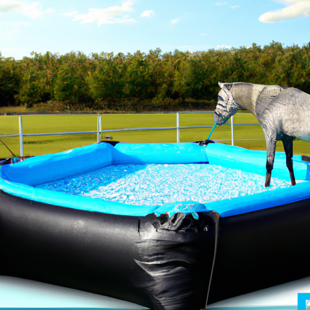 Inflatable Pools for Water Therapy for Horses