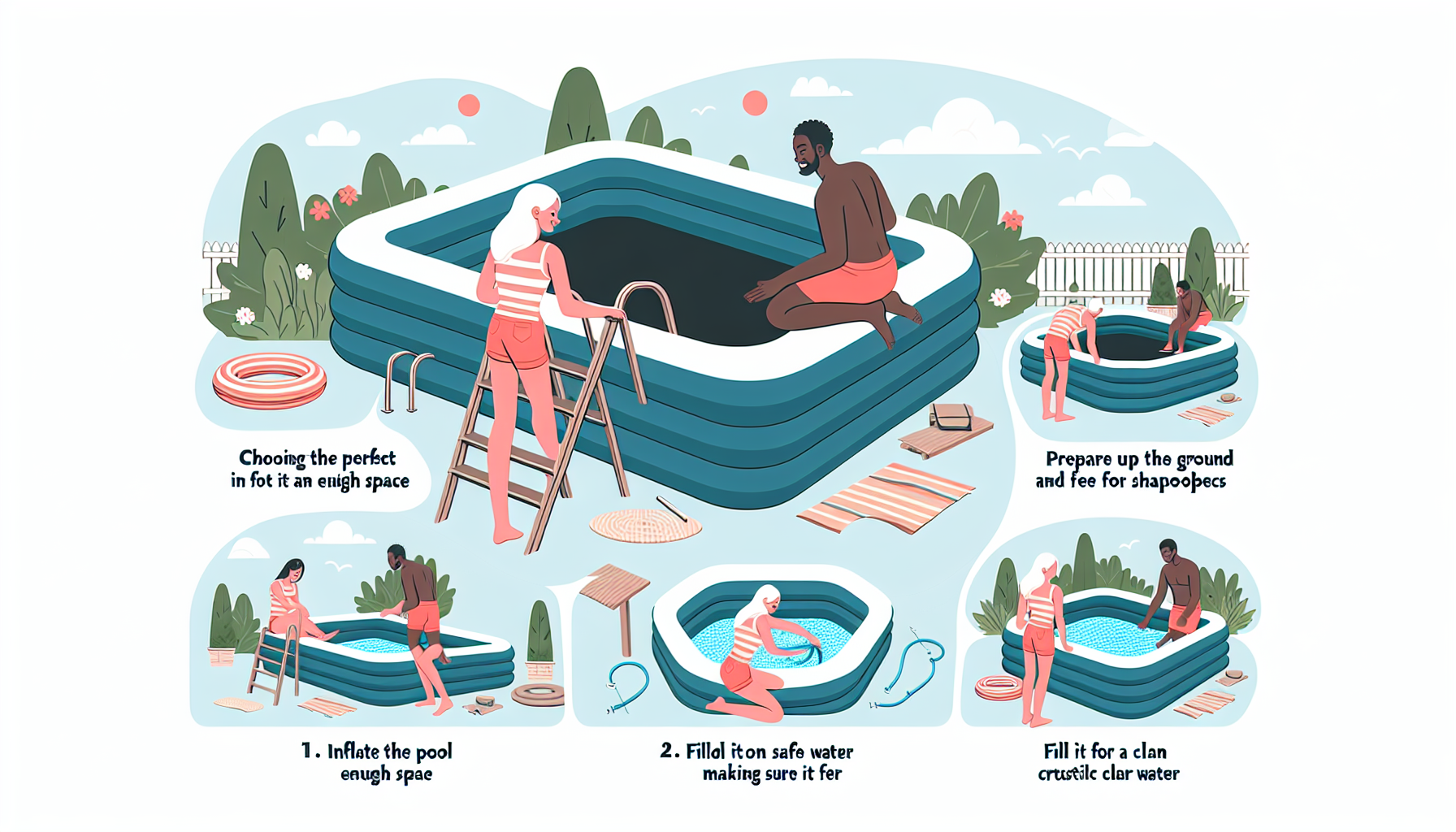 A Beginners Guide To Setting Up And Maintaining An Inflatable Pool