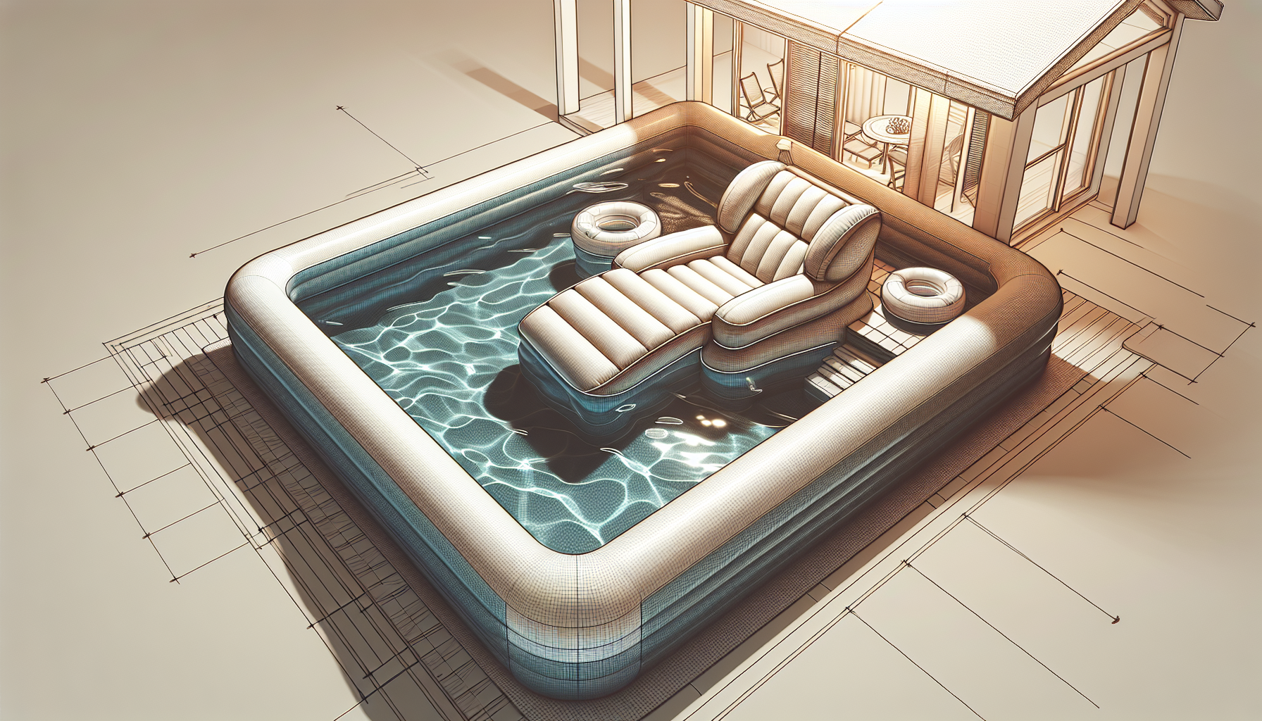 Top Inflatable Pool Designs For Relaxing And Sunbathing